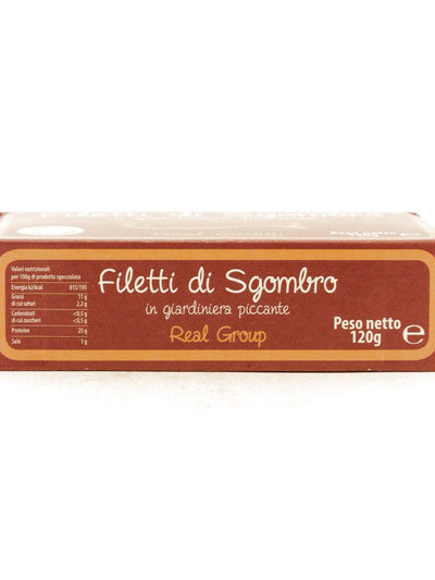 Filetti di sgombro in giardiniera piccante