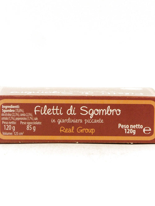 Filetti di sgombro in giardiniera piccante