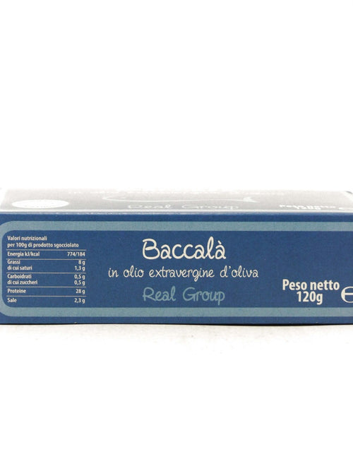 Baccalà portoghese in olio di oliva extra vergine