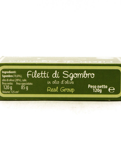 Filetti di sgombro in olio di oliva