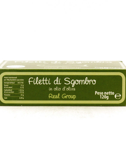 Filetti di sgombro in olio di oliva
