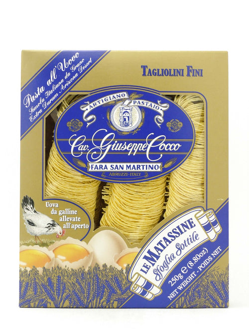 Matassine all'uovo Tagliolini Fini