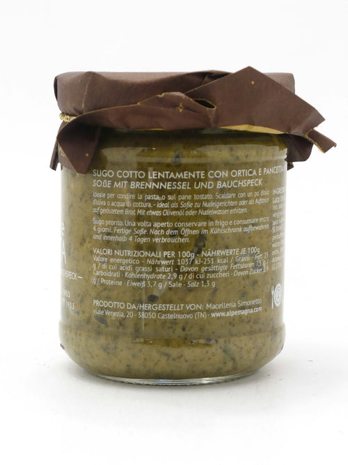 Sugo Ortica e Pancetta