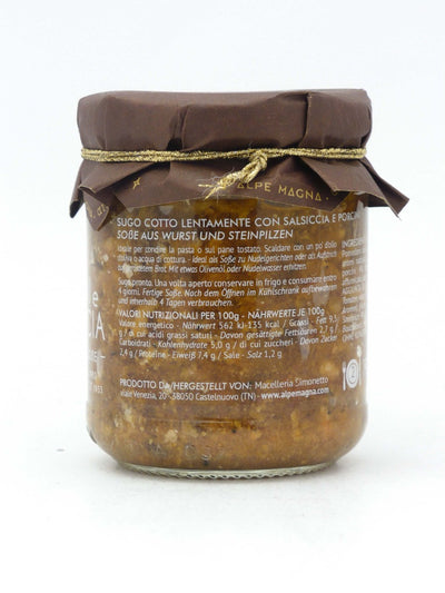 Sugo Porcini e Salsiccia