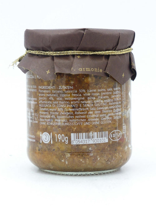 Sugo Porcini e Salsiccia