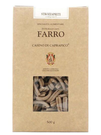 Strozzapreti di Farro integrale 100% Tenuta di Caprafico 500 g