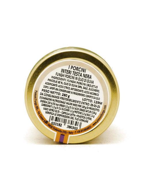Funghi Porcini interi Testa Nera in olio di oliva
