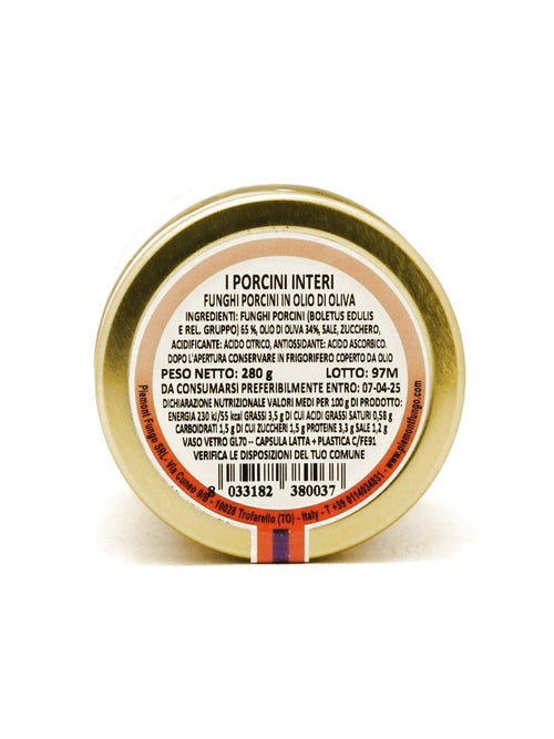 Funghi Porcini interi in olio di oliva