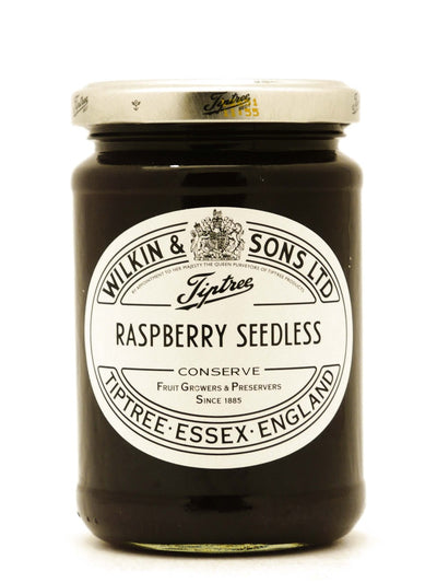 Raspberry Seedless Confettura Extra di Lamponi senza Semi Wilkin & Sons da 340 g